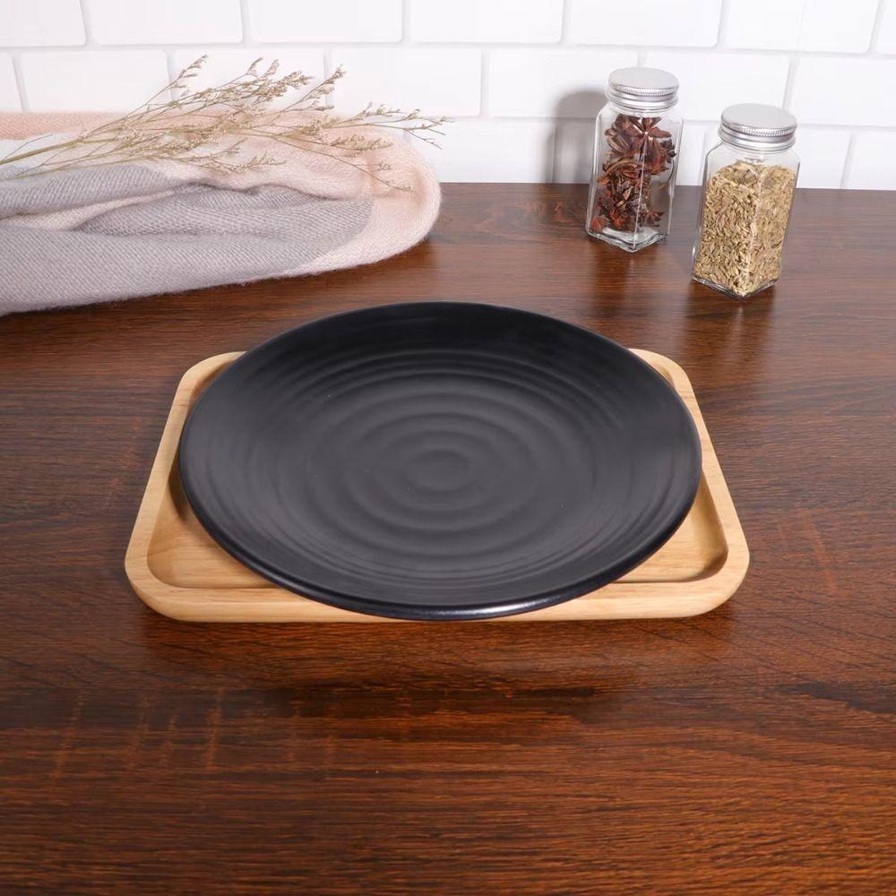 6pcs Imitation Porcelain Round Melamine Plate Japanese Style Appetizer Tray Salad Plate  Sushi