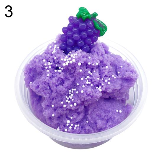 60 мл фруктовая детская игрушка-слизь для снятия стресса, пластилин, ароматная пушистая глиняная глина, подарок