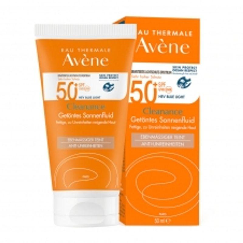 Avene Cleanance Солнцезащитный лосьон с тоном SPF50+ 50мл