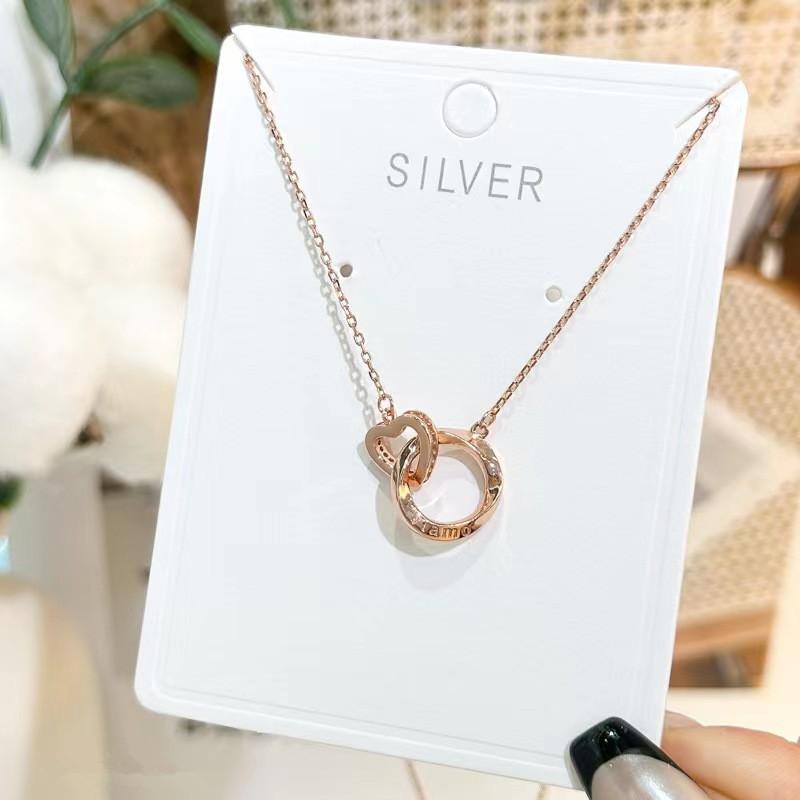 Ожерелье из стерлингового серебра 925 пробы на ключицу для девушки, подарок подруге