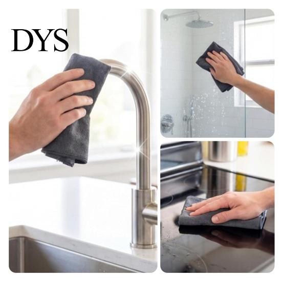 Экологичные влажные салфетки только на водной основе, 5 шт., Ткань, Утолщенные, Многоразовые, Микрофибра, Без ворса, Отличные профессиональные салфетки для удаления жира, Впитывающие