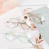 Round Reduces Eye Strain Pc Frame Blue Film Glasses Computer Goggles Radiation Protection Glasses Anti Blue Rays Glasses