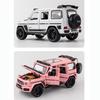 1:22 масштаба Benz G800, литая под давлением модель автомобиля из сплава, игрушечный автомобиль с откатным механизмом со светом и звуком для мальчиков и взрослых, подарок