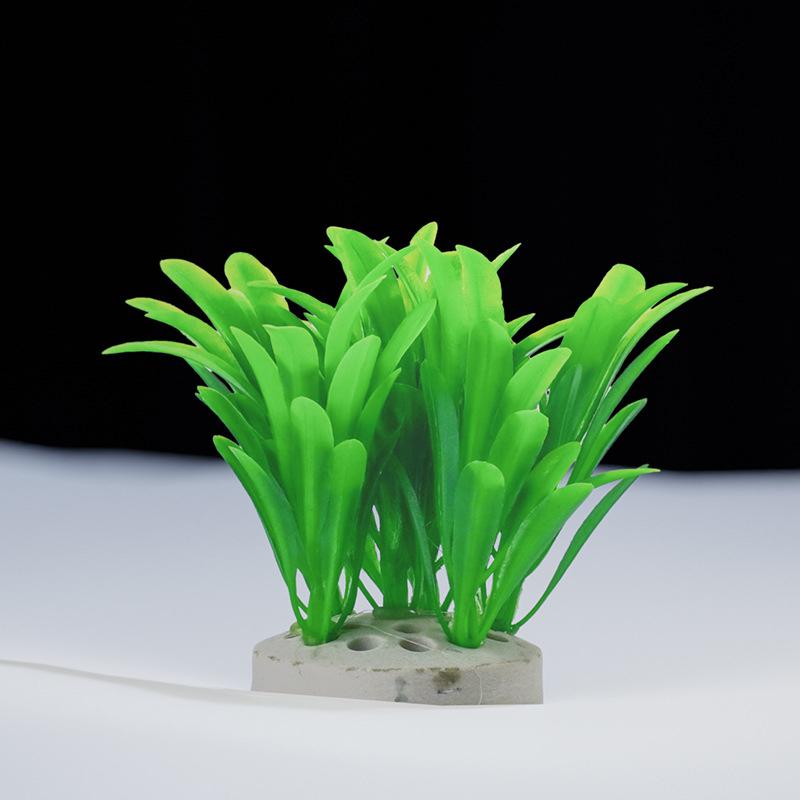 Креативные искусственные подводные растения Аквариумный аквариум Водный искусственный кустарник Зеленая водная трава Просмотр имитации украшения