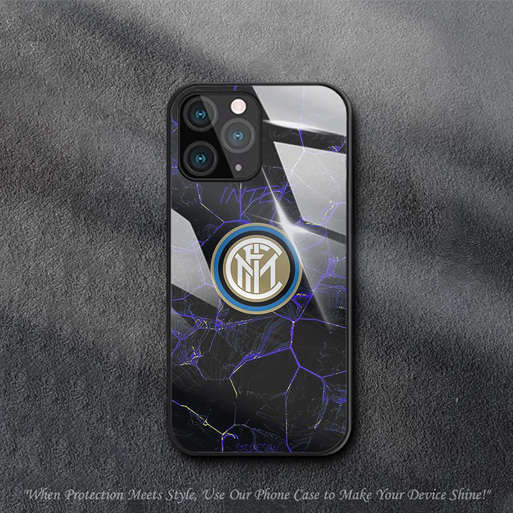 Чехол Inter Football Milan для iPhone Samsung Galaxy Redmi Note S 17 16 15 14 13 20 24 25 54 Pro Max Ultra Fe Air Закаленное Стекло