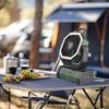 Camping Fan Rechargeable 20000mAh Battery Operated Portable Fan with LED Light Remote Control Power Bank Function 4-speed 270-degree Rotation Desk