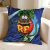 Cartoon character RRat FFink RF  Pillow Case Square DoubleSided Sofa Cushion Cover Bedroom Bedside Pillow