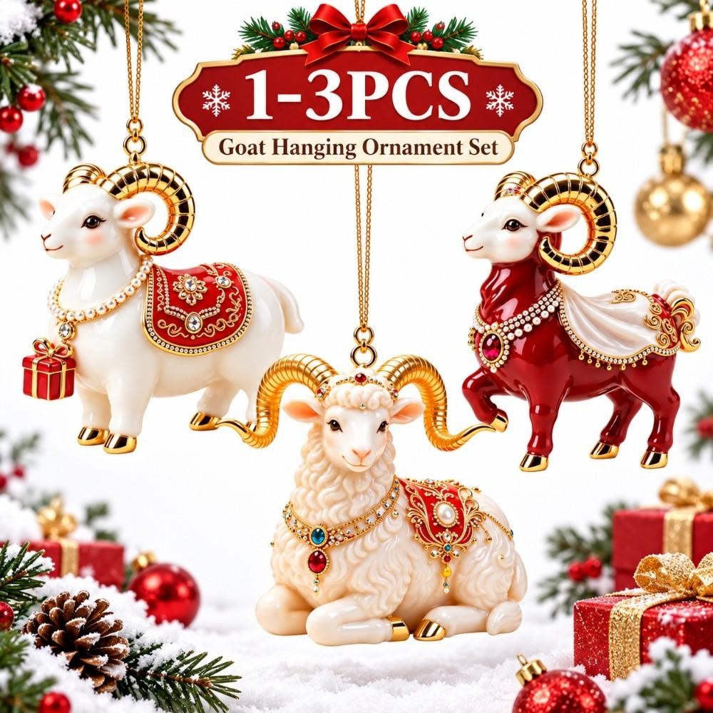 Acrylic Goat Pendant 2D Flat Animal Hanging Decoration  Shop Window Display