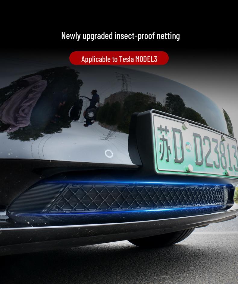 Tesla Model Y/3 Radiator Grille Insect Net Cover