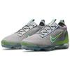 Nike Air VaporMax 2021 Flyknit Grey Light Liquid Lime Мужские кроссовки Particle-Grey Aluminium Barely-Grey DH4084-003