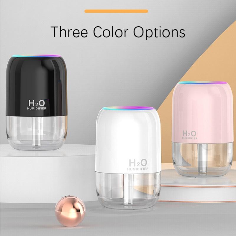 USB Humidifier With LED Light Aroma Diffuser Air Purifier Mist Maker Air Freshener For Bedroom Home Car Office