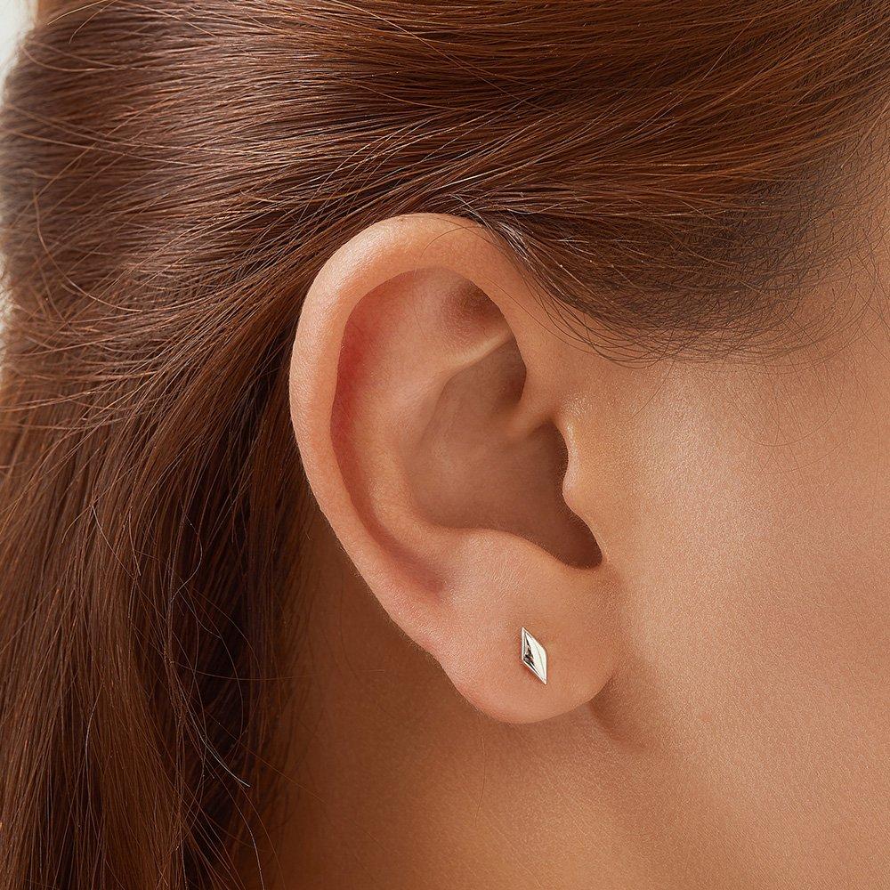 Silver Sparkle Stud 925 Silver Earrings E061-02H