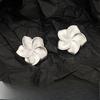 Серьги Matte Flower, Серьги Frangipani, Элегантные серьги Niche, Свежие