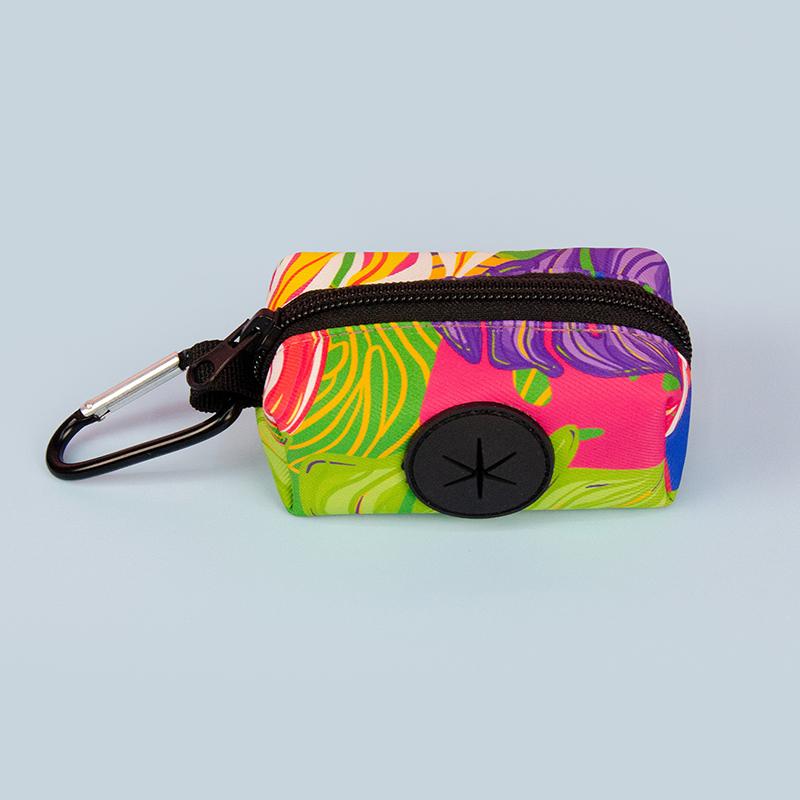 Портативный стильный держатель для собачьих какашек с принтом и поводком, переноска, дозатор для туалетных мешков, дозатор для мусорных мешков для домашних животных