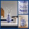 Handmade Honeycomb Paper Vase Decorative Tabletop Decor  Living Room