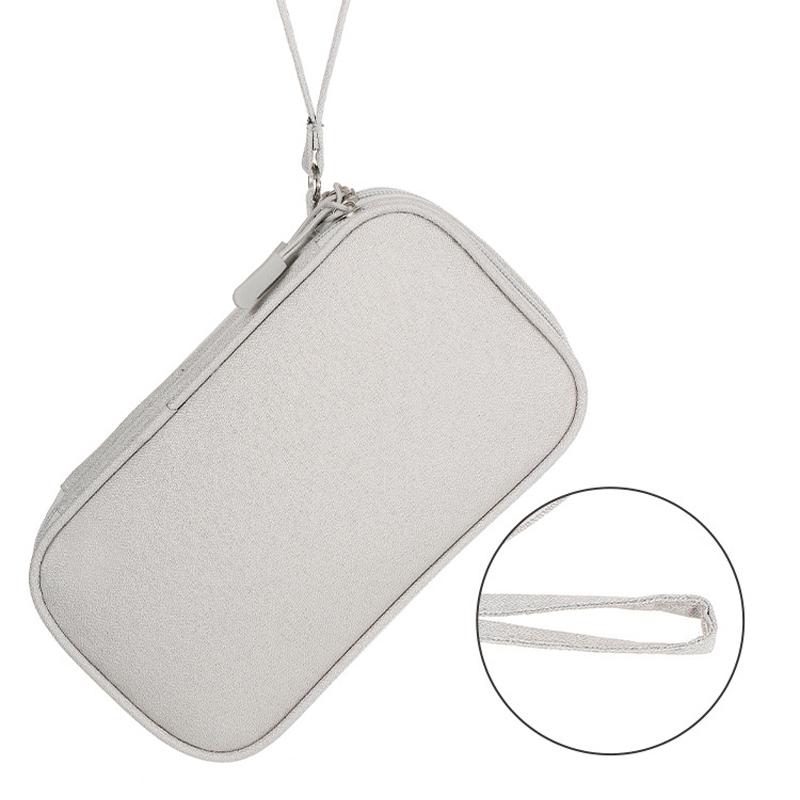 Сумки для хранения кабеля передачи данных, портативный органайзер для наушников, чехол для переноски цифрового гаджета, двухслойная цифровая USB-сумка для защиты жесткого диска