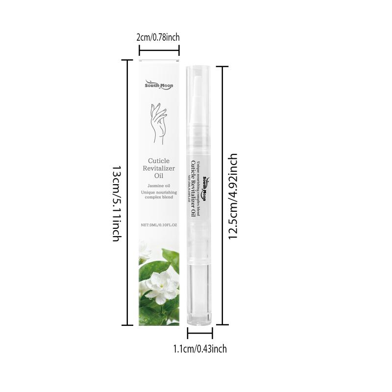 Nourishing Jasmine Scented Nail Oil Pen Revives Dull Nails Softens and Moisturizes Cuticles Adds Gloss for Personal Home Care