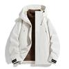 Men's and Women's Winter 2025 New 3-in-1 Detachable Liner Outdoor White Duck Down Jacket Cotton Jacket