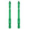2pcs High Hardness Triangle Drill Bit Non-slip Power Hand Tools Durable Eccentric Drill Bit  Glass