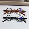 Модные женские очки для чтения, модные унисекс, очки для дальнозоркости с высоким разрешением, винтажная маленькая оправа, рецепты на пресбиопию