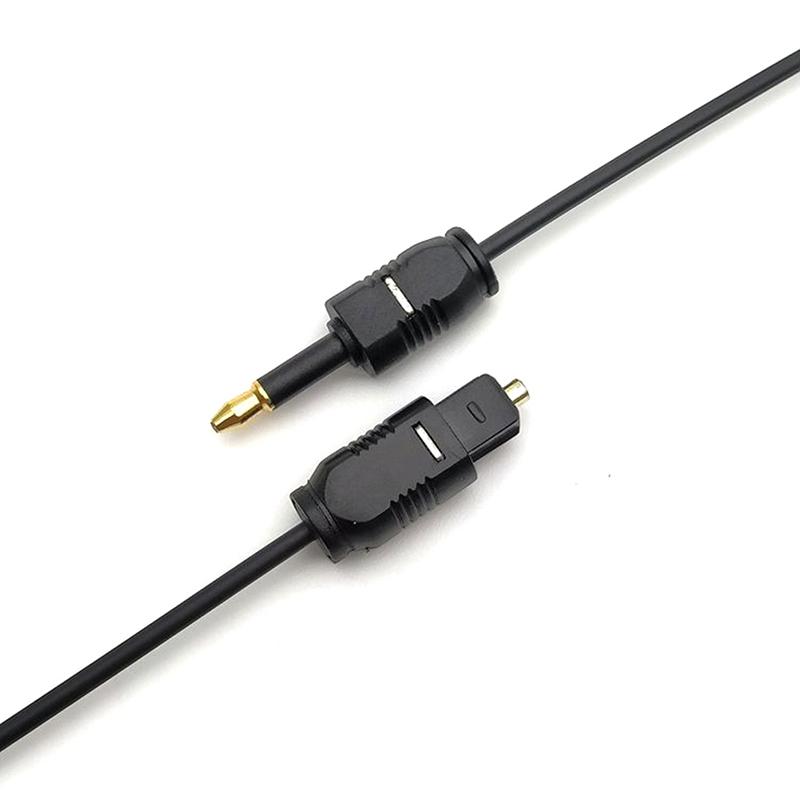 1.96Ft Toslink Male To Mini Plug 3.5Mm Male Цифровой оптический Spdif аудиокабель