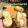 1Pcs ASMR Crunchy Peanut Squeeze Stress Ball Portable Fidget Toy for Outdoor Camping Stress Relief Party Favors Kids Gifts