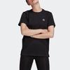Adidas Originals Drop Shoulder Sleeve T Shirt Women's Black (Unisex) T-Shirts GN2919