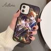 Чехол для телефона Zhongli Genshin Impact для iPhone 11 12 13 14 Pro Max mini XR XS SE 2020 7 8 Plus Samsung Galaxy S21 S22