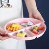 1 комплект разделенных тарелок для обеда, небьющиеся порции, разделенные диетические тарелки, многоразовые тарелки для пикника, посуда, которую можно мыть в микроволновой печи, для взрослых