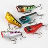 5.5CM/9G Topwater Fishing Lure с двойными крючками Реалистичная плавающая бионическая искусственная пластиковая твердая приманка для пресноводной соленой воды Рыболовные принадлежности