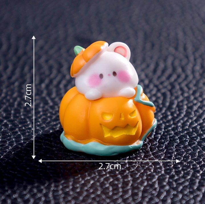 Новые украшения для автомобиля, креативные украшения на Хэллоуин, тыква, медведь, кукла, центральная консоль, украшение приборной панели автомобиля, аксессуары ручной работы