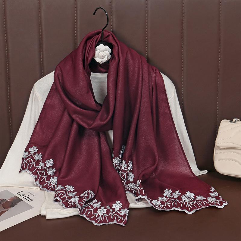 Women Big Size Plain Solid Cotton Rayon Hijab Scarf Lady High Quality Wraps and Shawls Musulman Headband Islamic Turban Ramadan