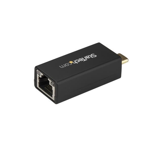 Adaptateur réseau usb-c - startech - gigabit ethernet - 1 port - noir - usb 3.0 type-c