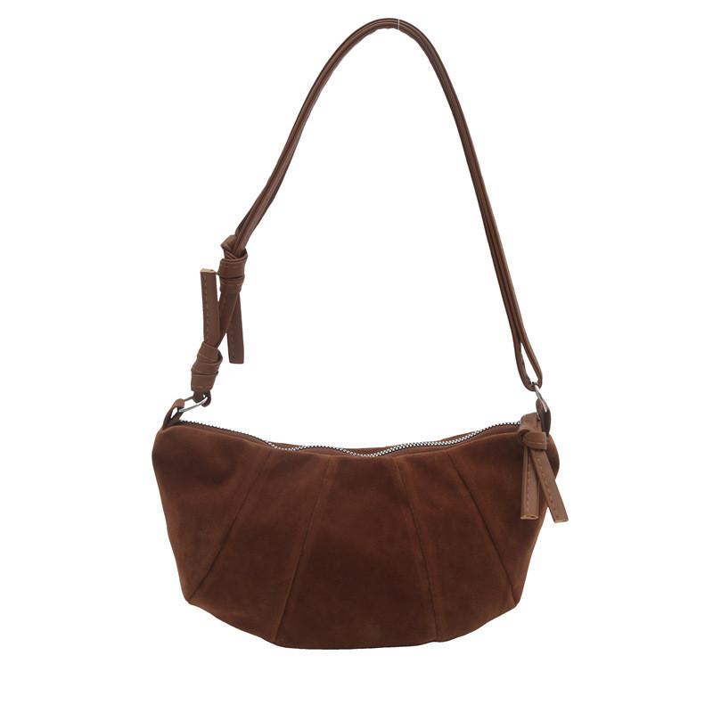 Fashionable Minimalist Women's Handbag In Black And Brown Stylish Versatile Design