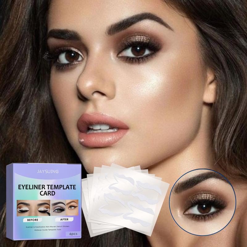 Многофункциональный ленивый косметический инструмент для начинающих, трафарет для подводки глаз с аппликатором теней для быстрого макияжа