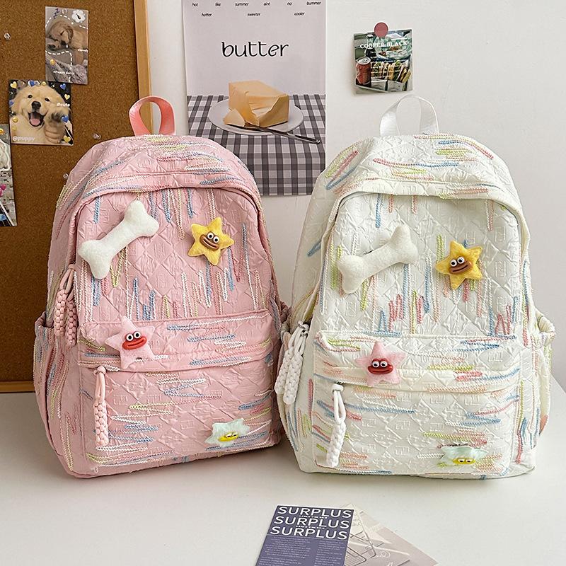 Школьная сумка корейская версия для старшеклассницы, высокая стоимость, милый, сладкий рюкзак, ученик средней школы, компьютерный, дорожный рюкзак