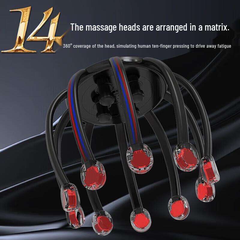 HEZHENG Wireless Smart Head Massager