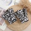 Detachable False Collar Wrist Cuffs Set Leopard Print DIY Shirt Fake Collar Scarf Shawl Decoration Half Shirt Collar