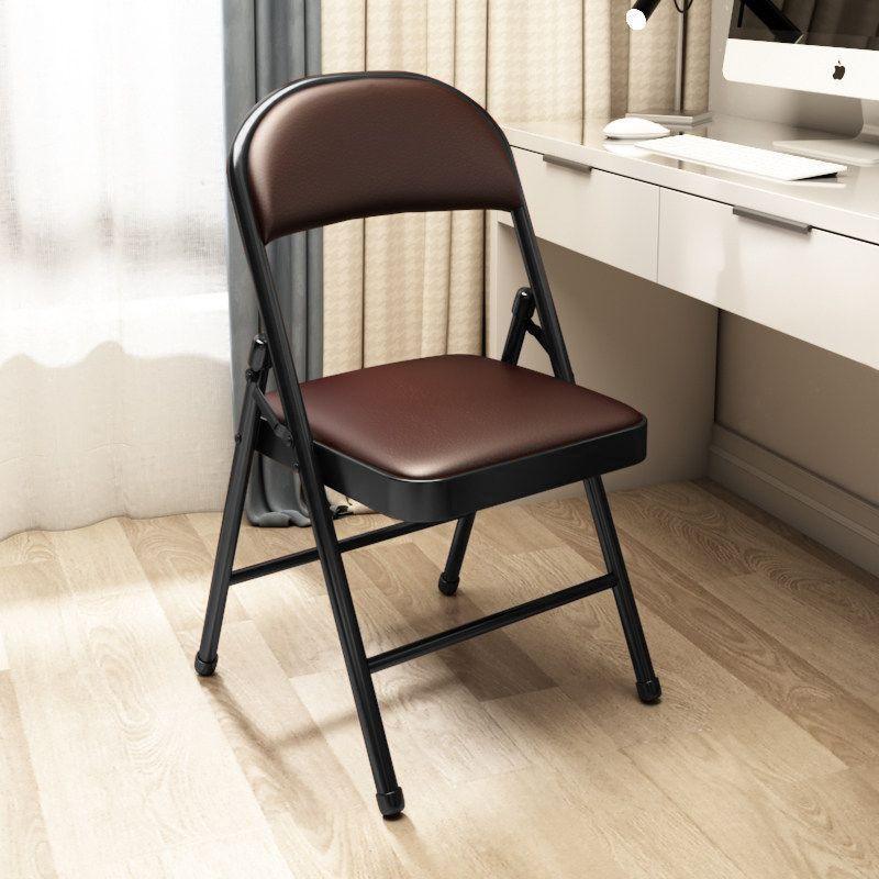 Folding Stool with Backrest - Versatile Chair for Home, Office, Dining, or Training