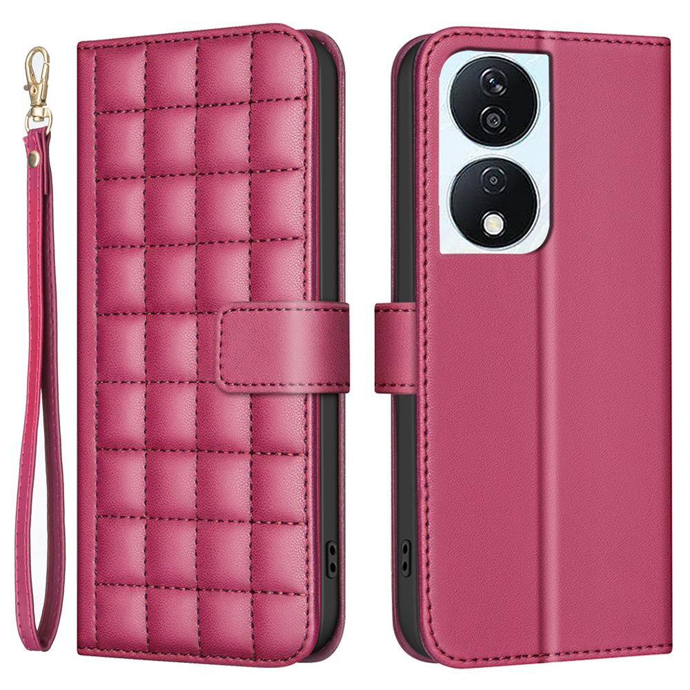 For Honor 90 Smart/X7b 4G Case Leather Phone Cover Magnetic Clasp