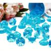 47pcs Acrylic Diamond Gems Pirate Plastic Gems Large Acrylic Gems Jewels Bulk Treasure Chest Hunt Party Favors 25 Carat (Clear)