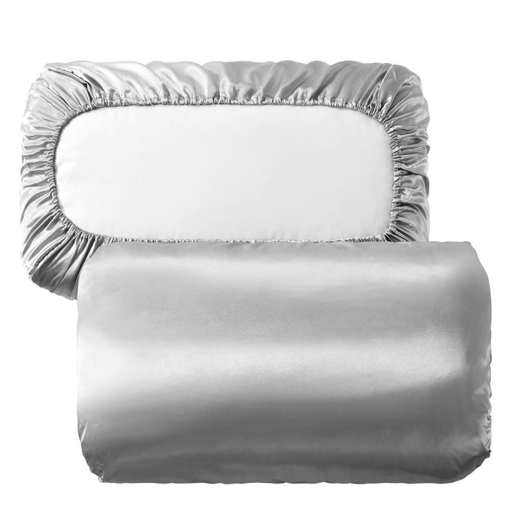 Наволочка из искусственного шелка на резинке - Доступны разные цвета