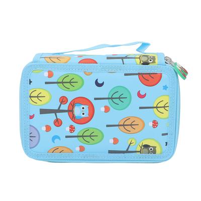 Цветной пенал держатель для карандашей с застежкой-молнией большой вместимости складной цветной пенал