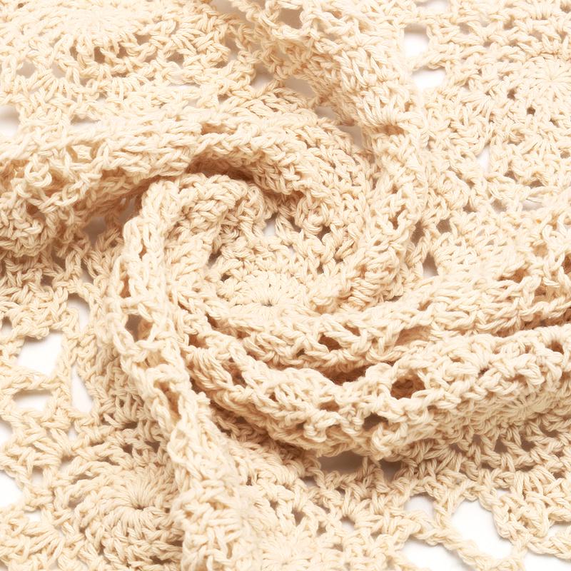 1 шт. круглая скатерть салфетка скатерть крючком кружево хлопок чехол коврик банкет свадьба украшение