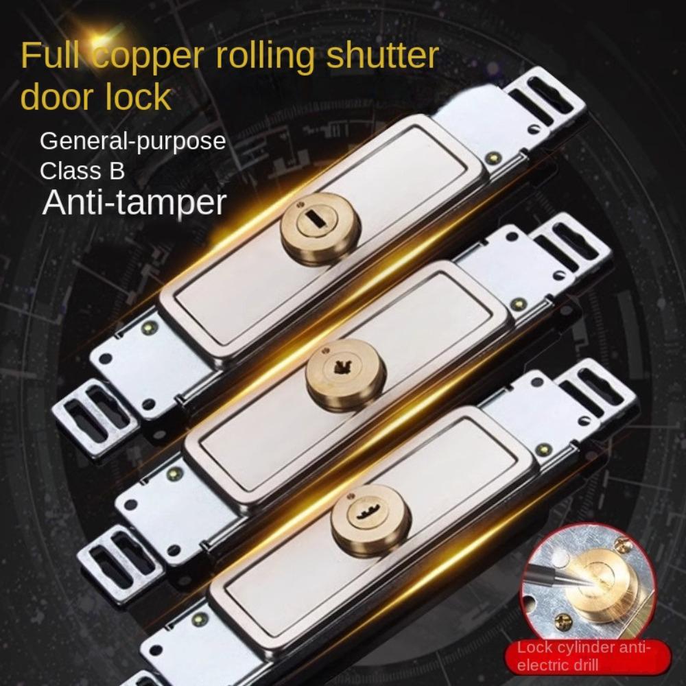 Сплавной замок для роллетных ворот с ключом, противоугонные замки, новый замок для роллетных ворот, гараж