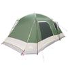 Cabin Tent with Roof Green 12 Person Polyester and Steel