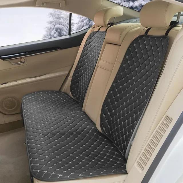 New Pu Leather Car Seat Cover Seat Back Cushion Minimalism Seat Cushion Universal Wear-resistant and Durable Four Seasons