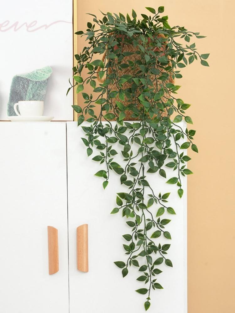 2 шт. искусственные лианы, искусственные вьющиеся лианы, домашний декор, искусственные растения, свадебная гирлянда из плюща для гостиной, вечеринки, украшения из ротанга