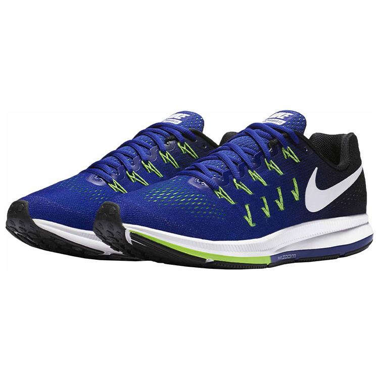 Nike Air Zoom Pegasus 33 Конкорд Белый Черный Электрический Зеленый 831352-400
