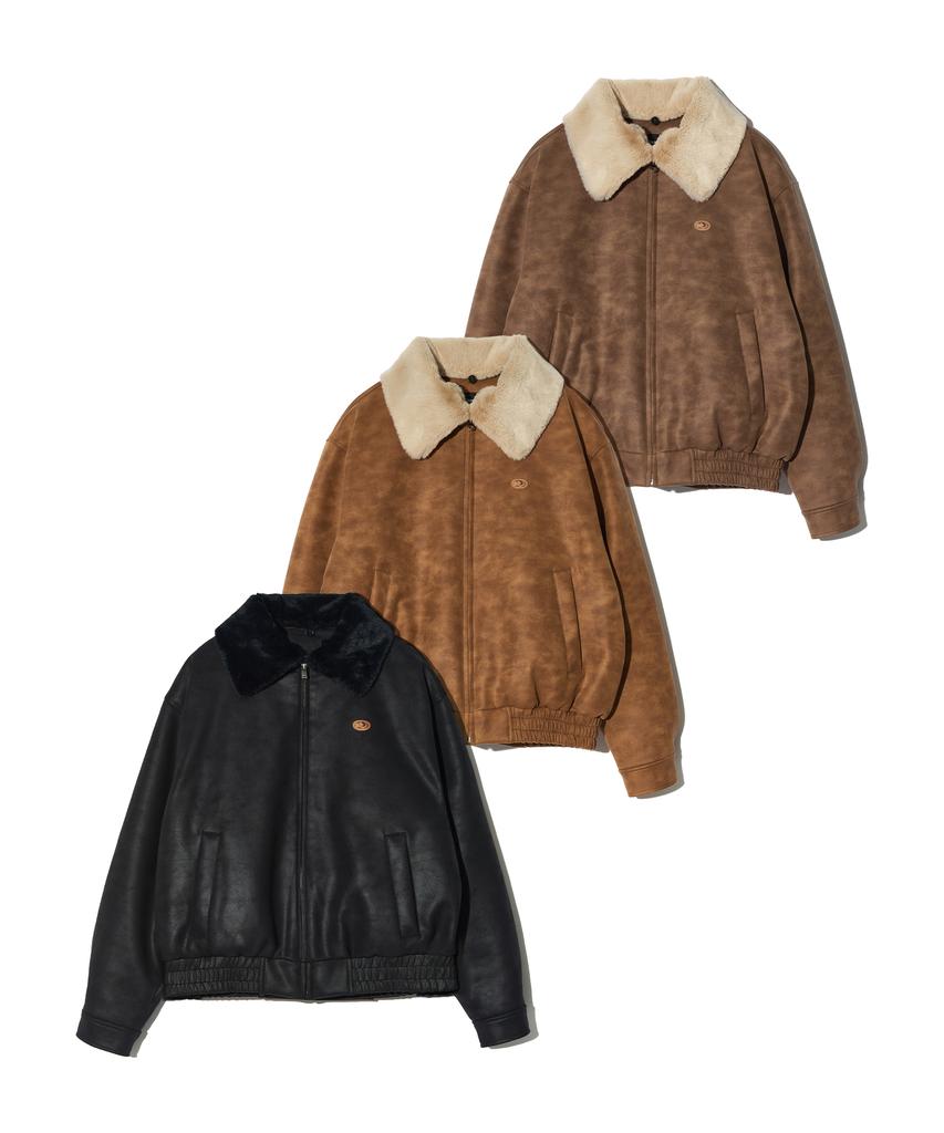 Peace Maker [2Type] Suede Mustang Padded Blouson (3Colors)